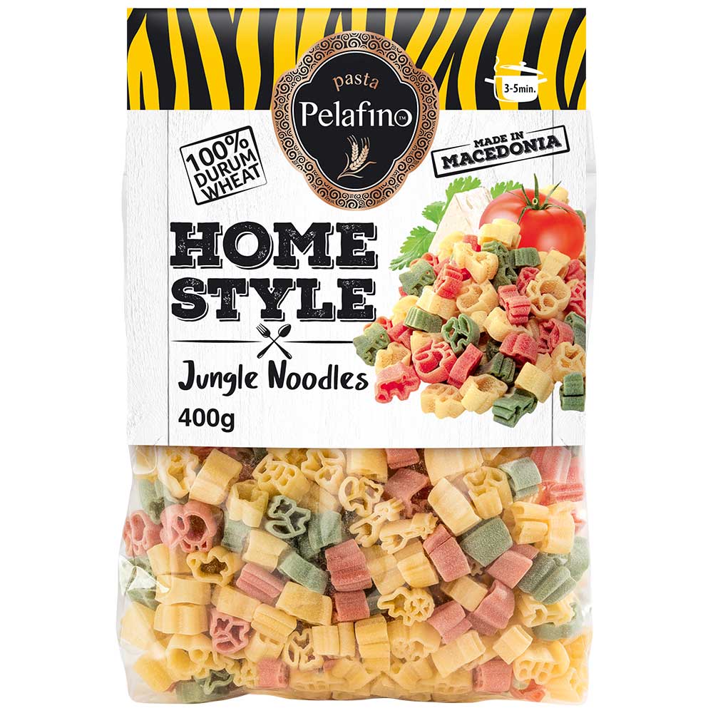 PELAFINO Pasta - Jungle Animals - 400g / 14.1oz