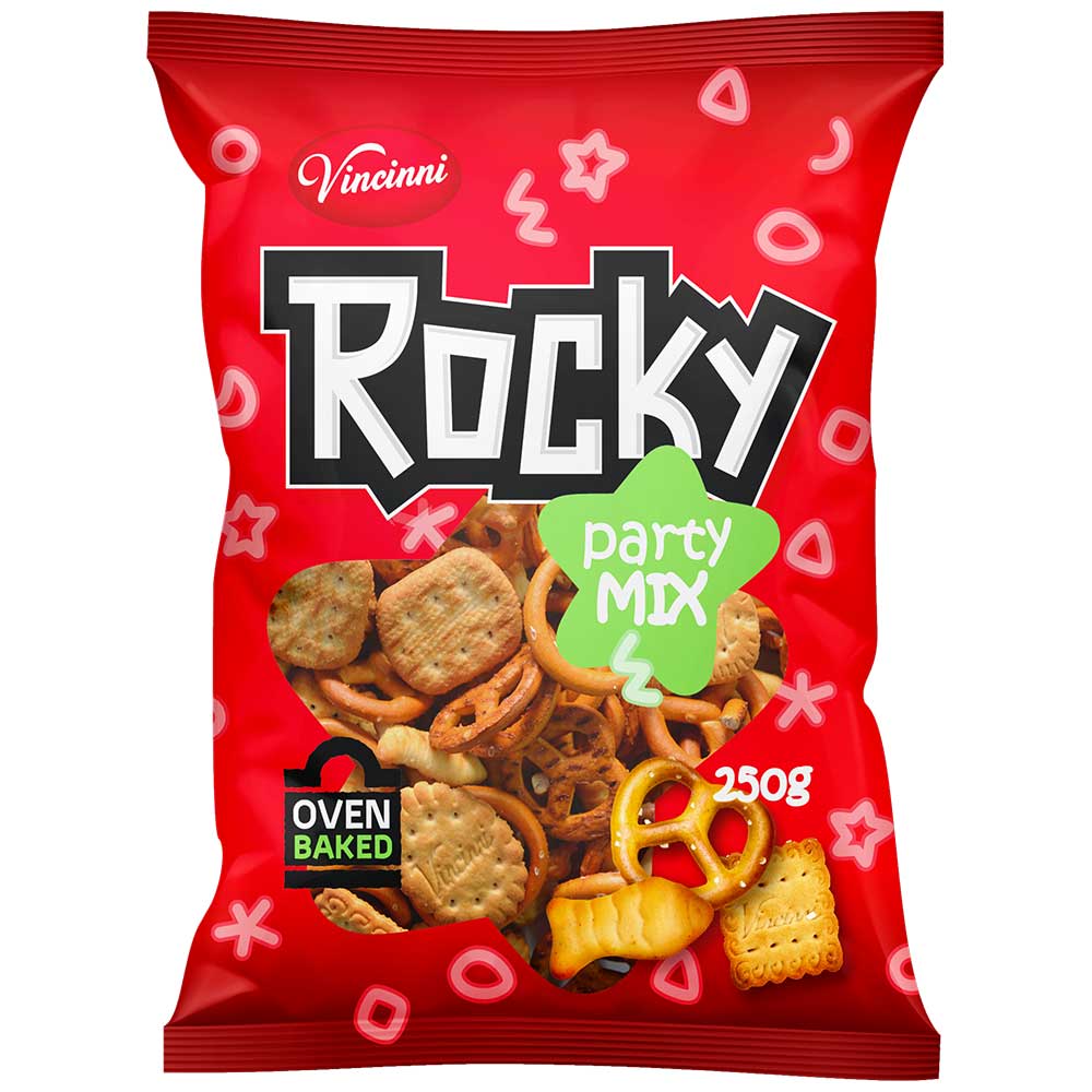 ROCKY Party Mix Crackers 250g – FAST PAK