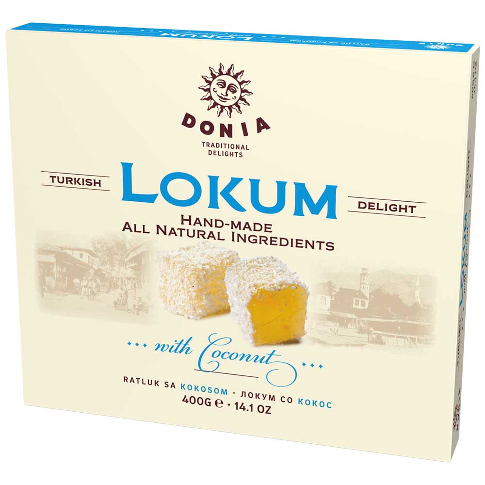 DONIA Lokum w/ Coconut 400g