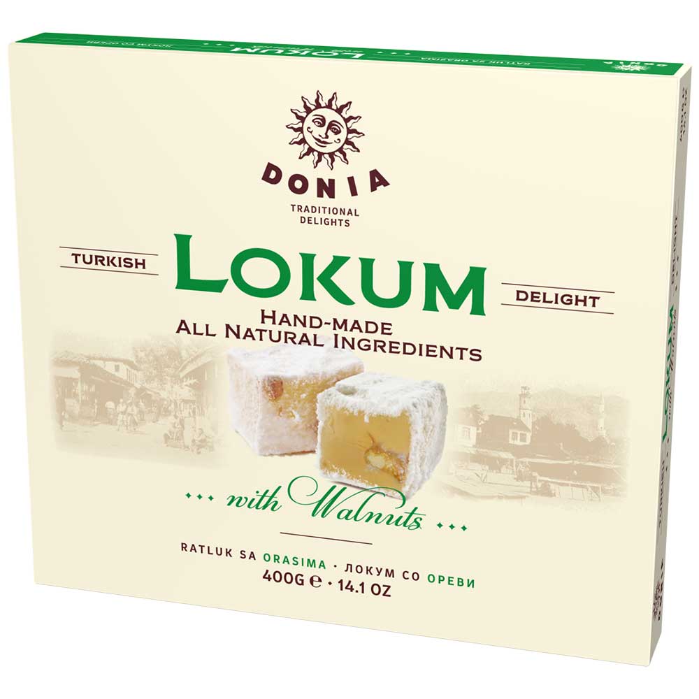 DONIA Lokum w/ Walnuts 400g