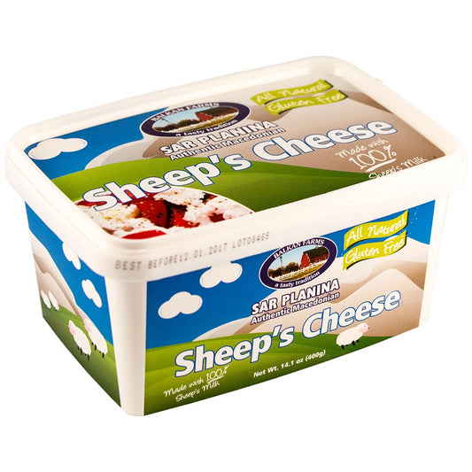 BALKAN FARMS Sar Planina Sheeps Feta 400g/14.1oz