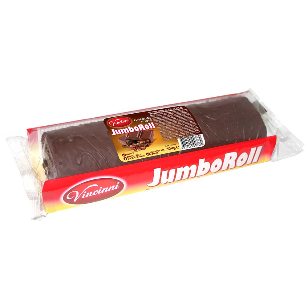 VINCINNI Chocolate Covered Swiss Roll Chocolate 300g/10.5oz